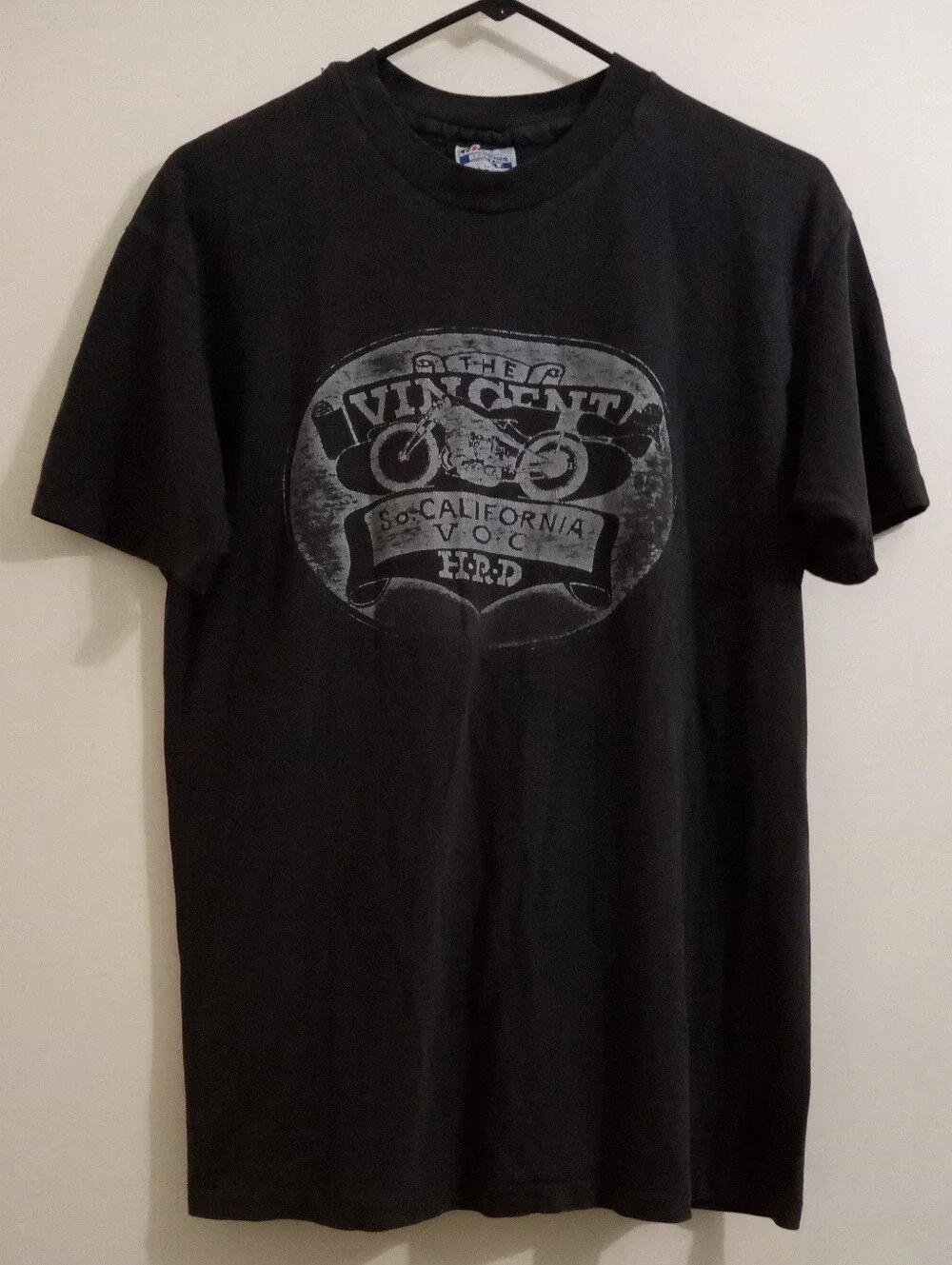 VTG 90s VUC Vincent HRD SoCal VOC Garage Company Motorcycle T-shirt - Picture 2 of 11